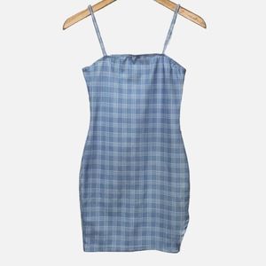 SHEIN Spaghetti Strap Plaid Dress X-Small